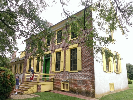 Photo of the mansion house at the John Dickinson Plantation