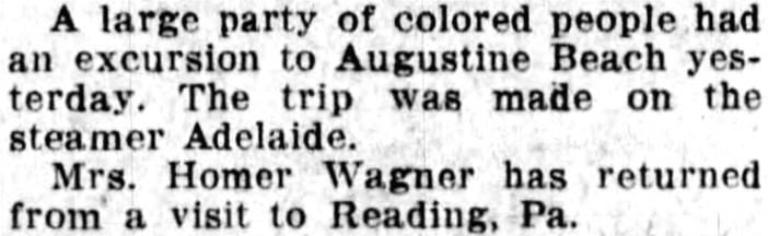 Newspaper Clipping from the Evening Journal and Daily Republican, July 15, 1910
