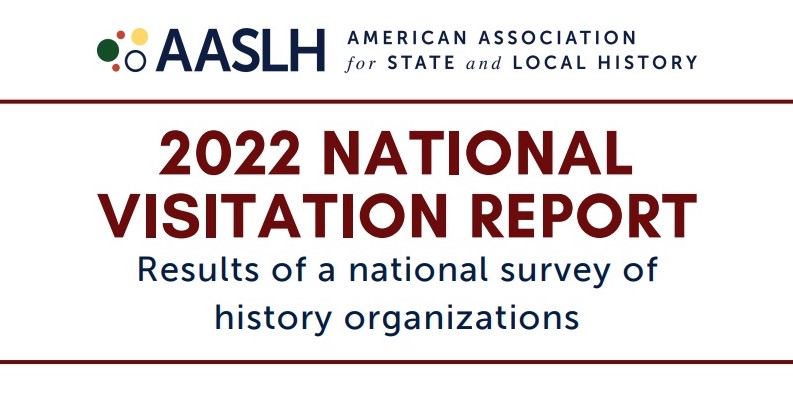 Logo for the AASLH 2022 National Visitation Report