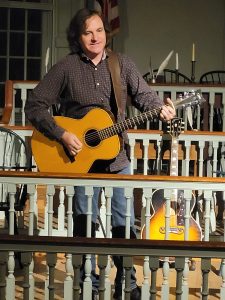 Mark Stuart, a Nashville artist, happened to be in the area when he performed at The Old State House as part of the Delaware Friends of Folk concert series. 