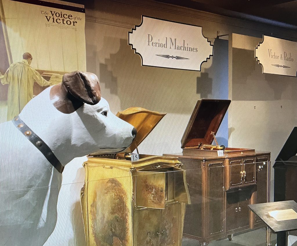Displays at the Johnson Victrola Museum.