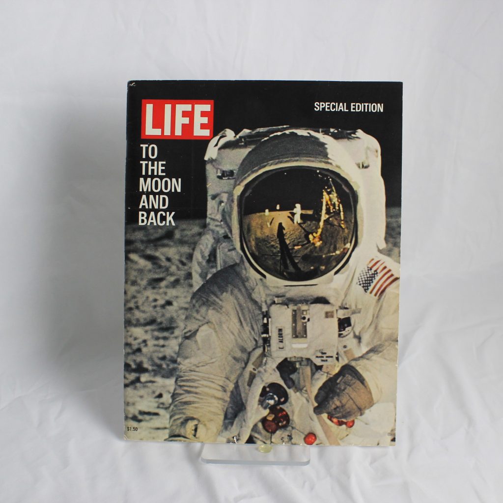 A copy of Life magazine featuring the space program.