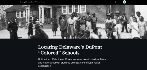 Image for the DuPont Colored Schools Story Map
