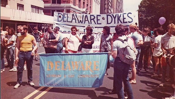 Did you ever volunteer with the Gay and Lesbian Alliance of Delaware (GLAD) or Delaware Lesbian and Gay Health Advocates (DLGHA)