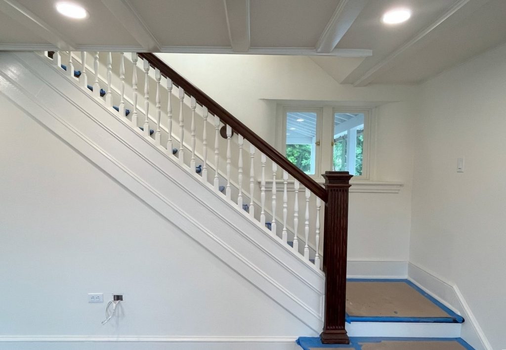 Weldin staircase after renovation