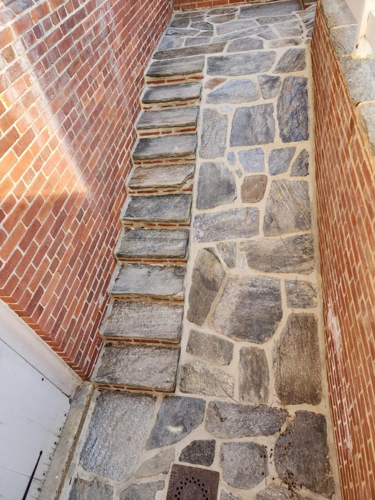 Stone work done at Buena Vista