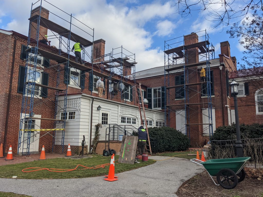 Repair and renovation work underway at Buena Vista