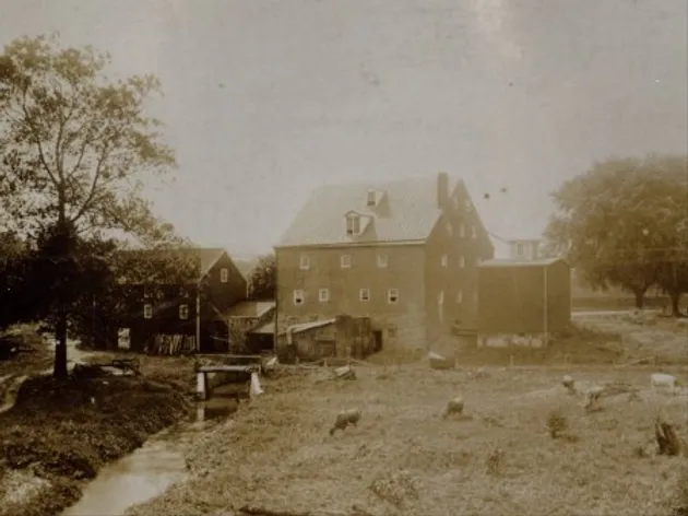 The Cooch-Dayett Mill circa 1910.