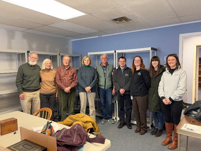 From left to right are Bruce Doran, Anne Bedford Cooch Doran, Richard R. Cooch, Lynn Riley, Wade Catts, Steven D’Avria, Lindsay Townsend, Maegan Peterman and Katie Bacu.