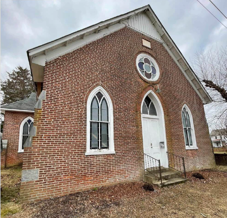 Exterior of Zoar Methodist Episcopal Church