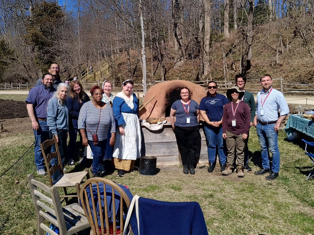 group photo of john dickinson plantation and mount vernon staff