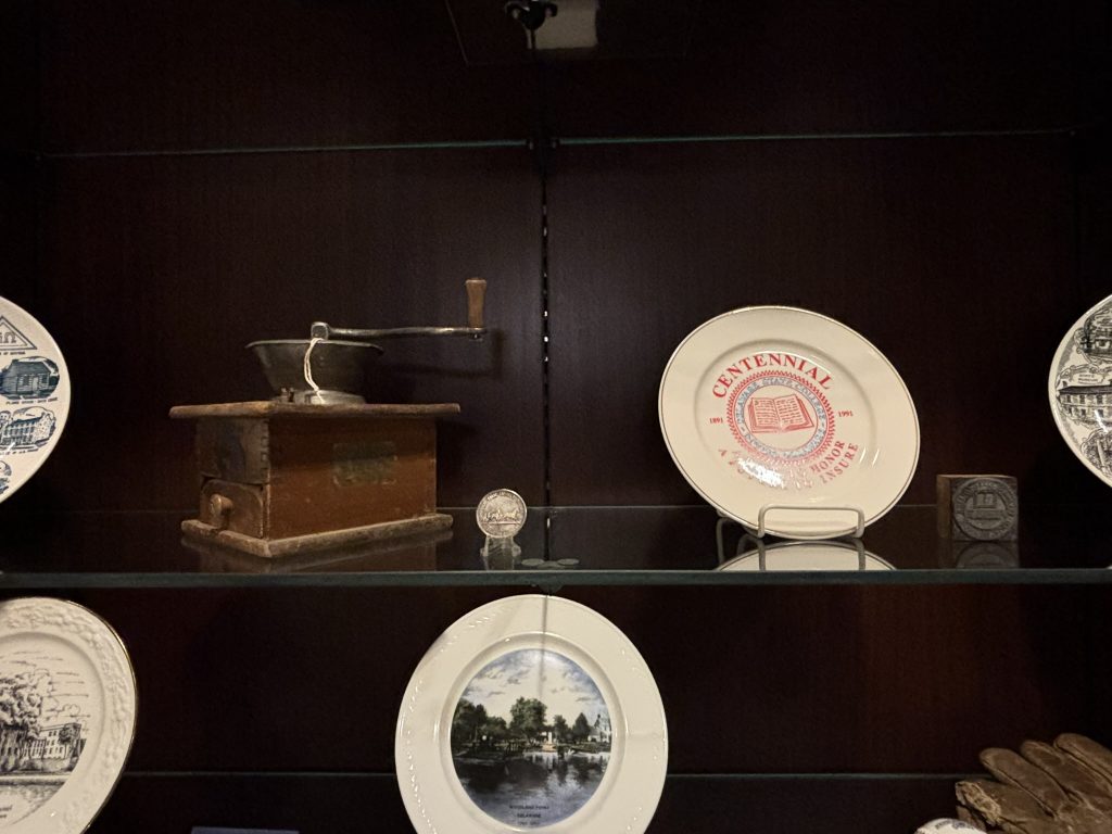 Historic Delaware artifacts on display in Gov. Matt Meyer's offices 2025