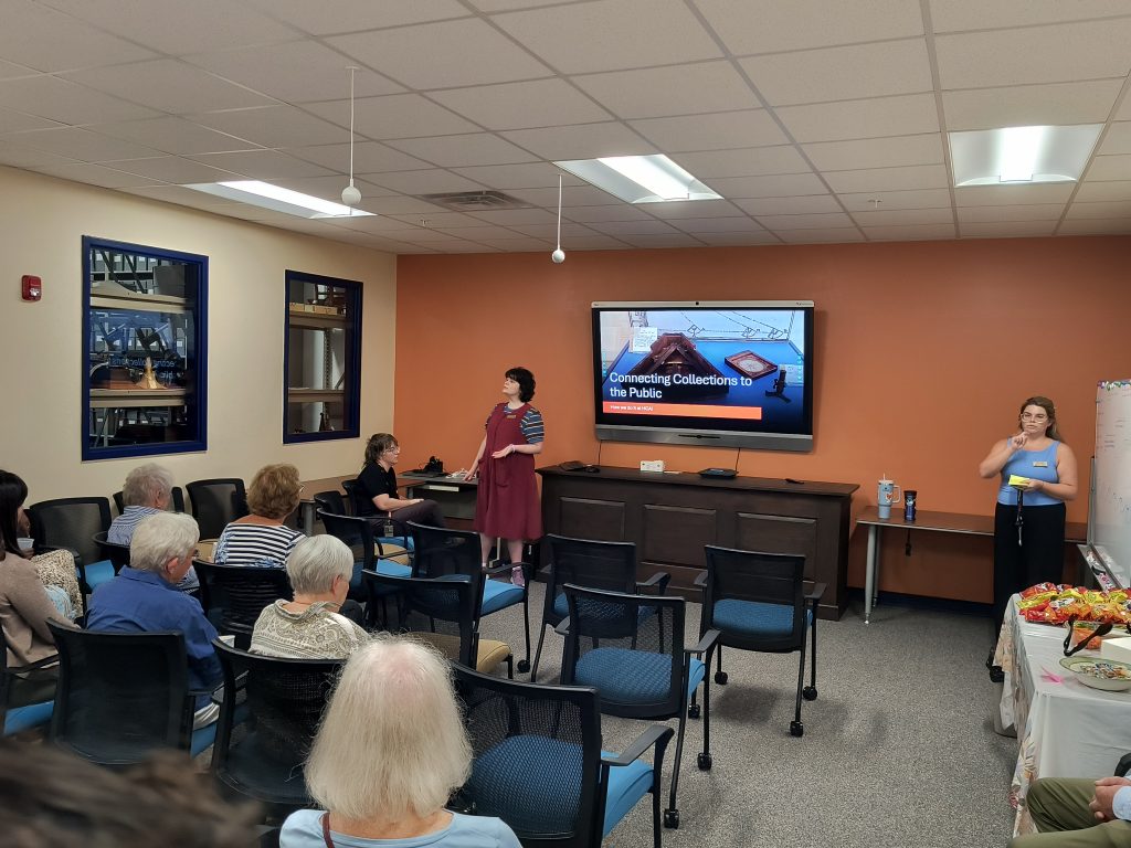 Professionals with the Delaware Museum Association visit the state Center for Material Culture