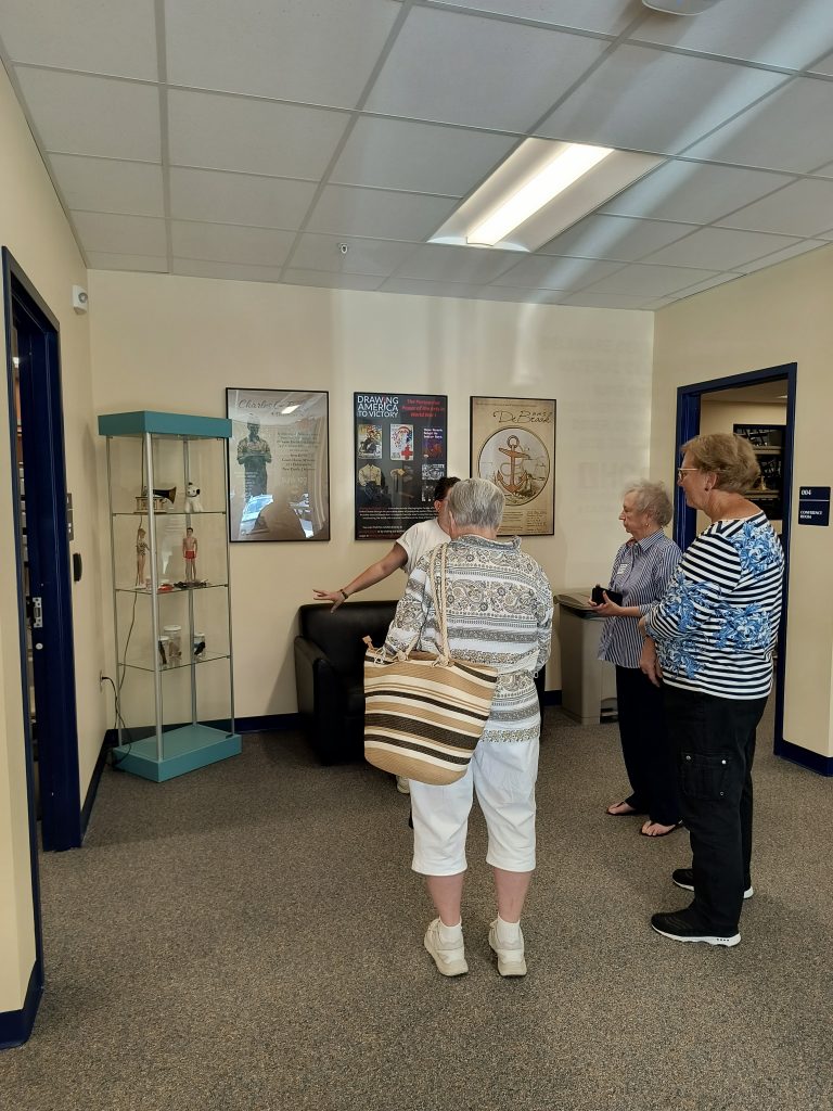 Professionals with the Delaware Museum Association visit the state Center for Material Culture