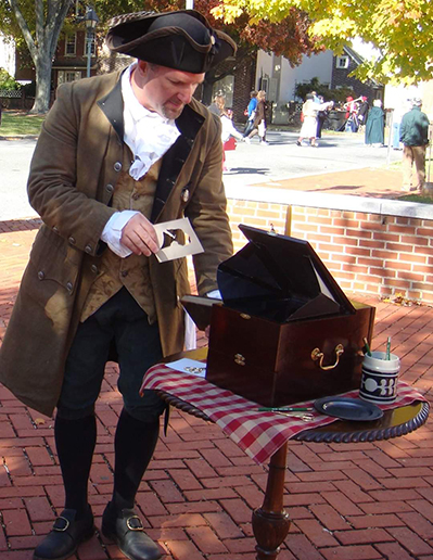 photo of re-enactor