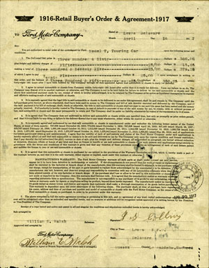 Ford Motor Contract