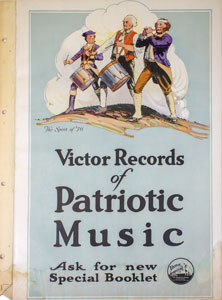 Photo of Victor Records of Patriotic music booklet