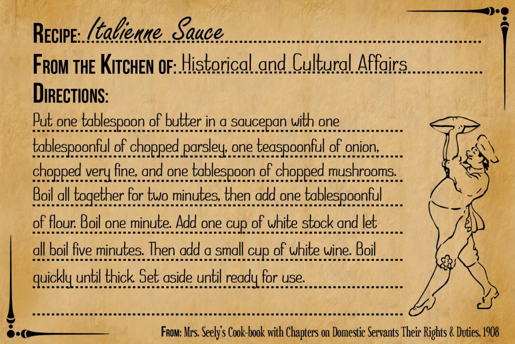 Photo of recipe for italienne sauce