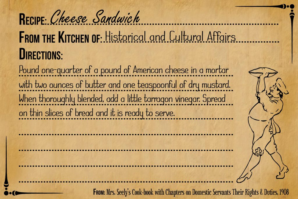 Photo of recipe for cheese sandwich