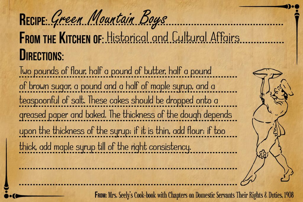Photo of recipe for green mountain boys
