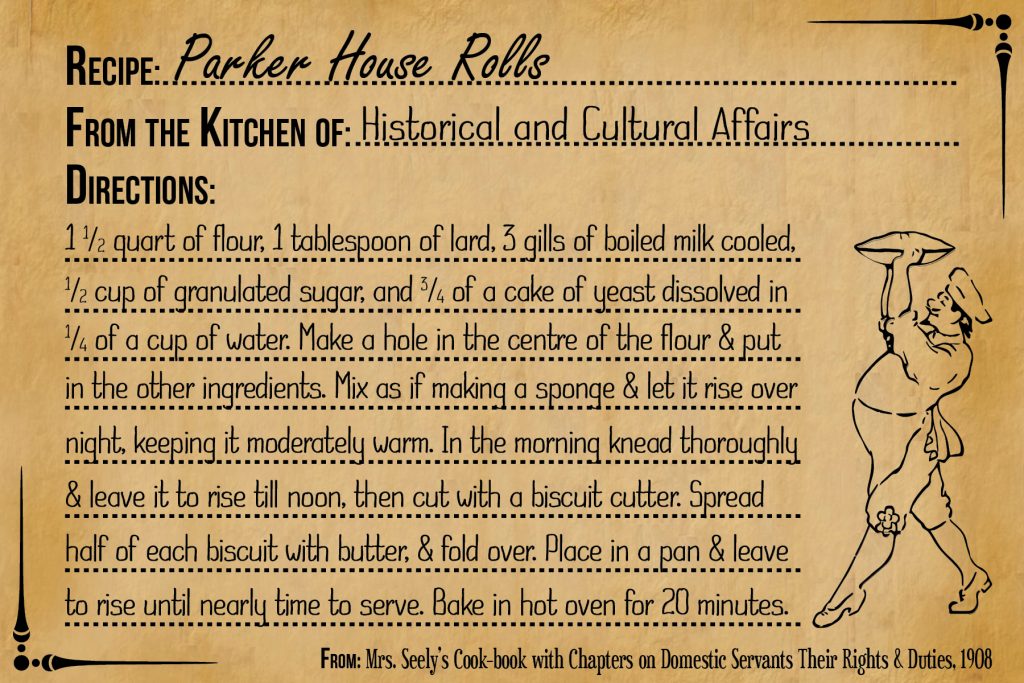 Photo of recipe for Parker house rolls