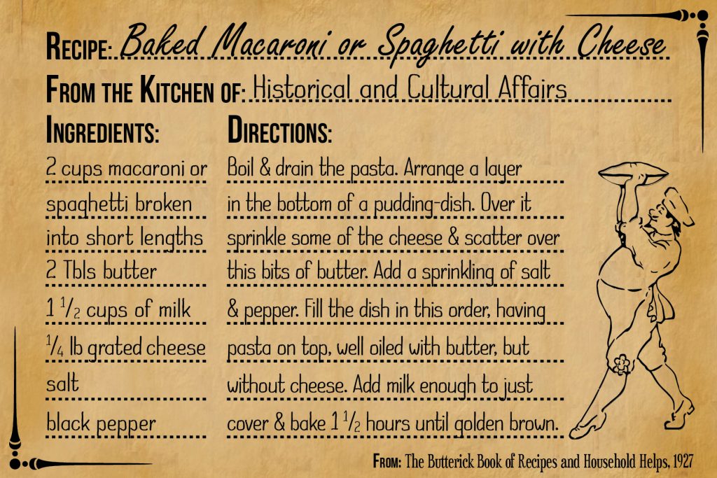 Photo of recipe for baked macaronic or spaghetti with cheese